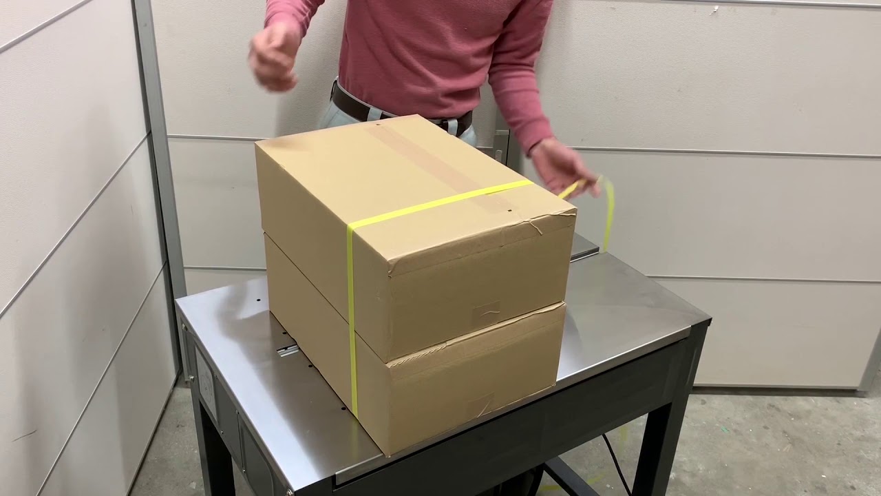 半自動梱包機GKR-900の紹介動画その1です - YouTube