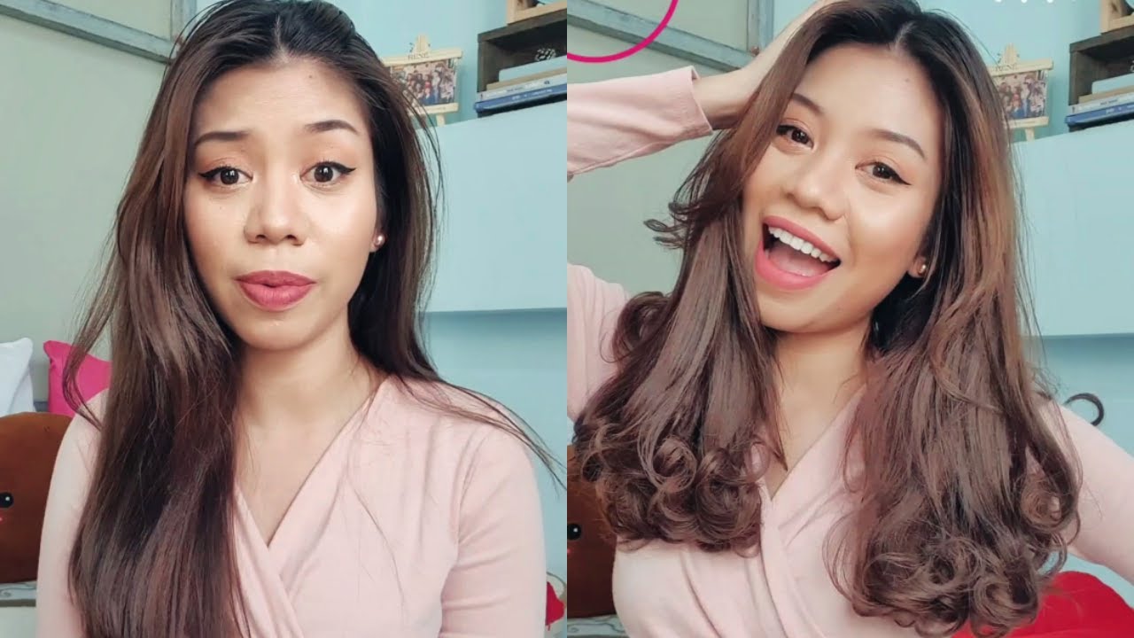 Romantic Hair Curls // 10 minutes Before and After - YouTube