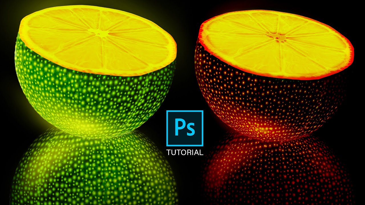 Photoshop | Green Lemon with Green Light Photo Manipulation | By Ju Joy Design Bangla