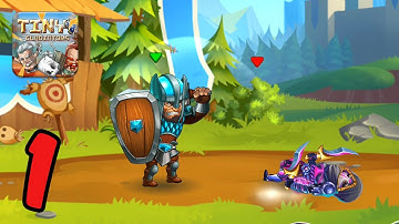 Tiny Gladiators 2: Heroes Duels - RPG Battle Arena - Gameplay Walkthrough Part 1 - iOS Android