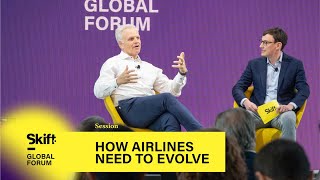 Breeze CEO David Neeleman at Skift Global Forum 2023