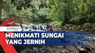 Menikmati Sungai yang Jernih di Lokasi Wisata Sikabung-kabung
