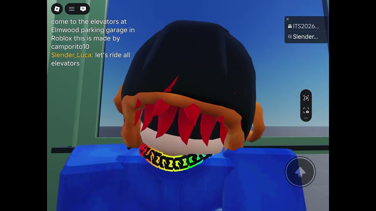 Elevators at Elmwood parking garage in Roblox made by camporito10