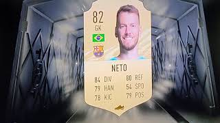a walkout in a pack FIFA 21 Christmas Day pack opening