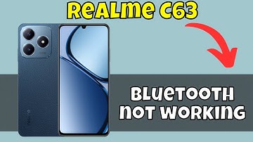 Bluetooth not working and Bluetooth connection problem Realme C63 || solution of Bluetooth