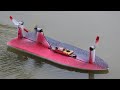 How To Make a DC Motor Airboat - DIY Boat