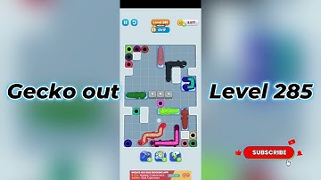 Gecko Out Level 285 Walkthrough 🧩 | Step-by-Step Puzzle Guide | SolutionGuruji