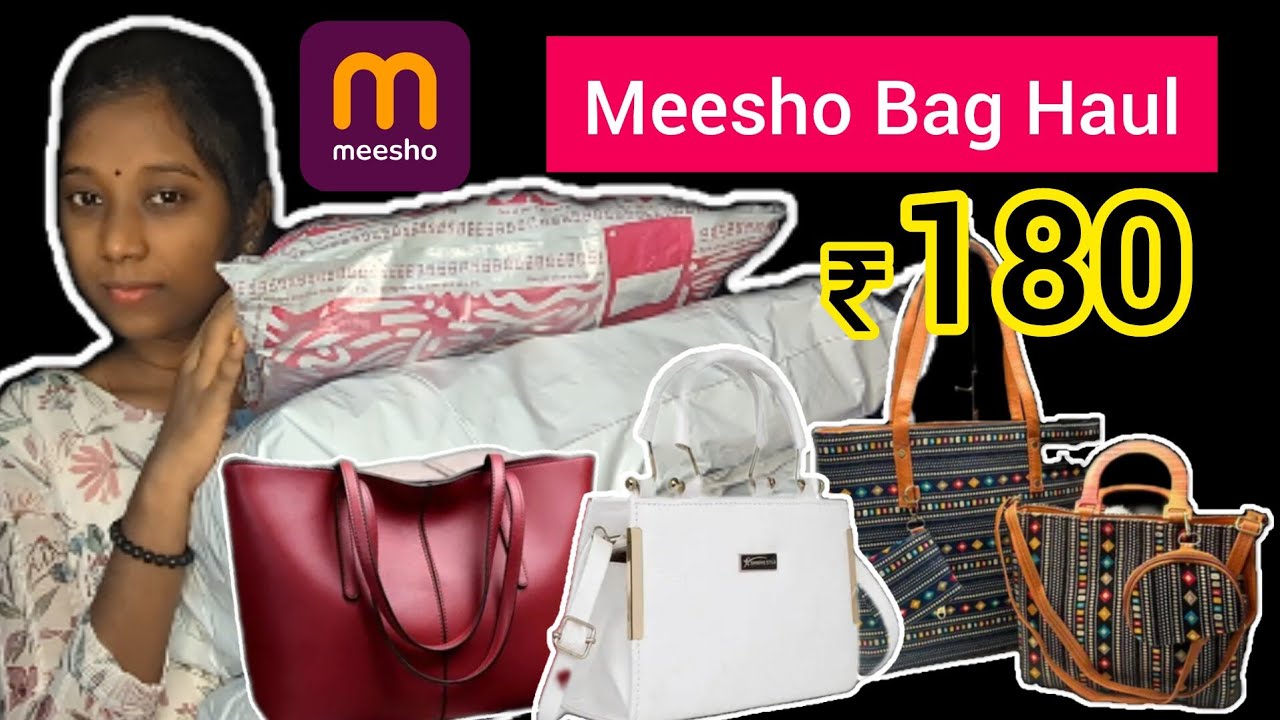 meesho-affordable-bag-haul-meesho-tamil-haul-shopping