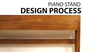 Building a Mid Century Modern Piano Stand | CASIO CDP S100