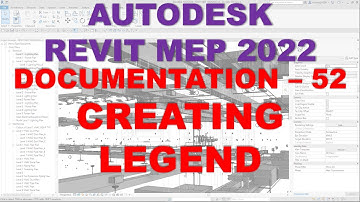 REVIT MEP 2022 - DOCUMENTATION - 52 CREATING A LEGEND