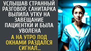 видео: Услышав странный разговор, санитарка вылила утку на завещание пациентки и была уволена… А на утро… картинка: Услышав странный разговор, санитарка вылила утку на завещание пациентки и была уволена… А на утро…