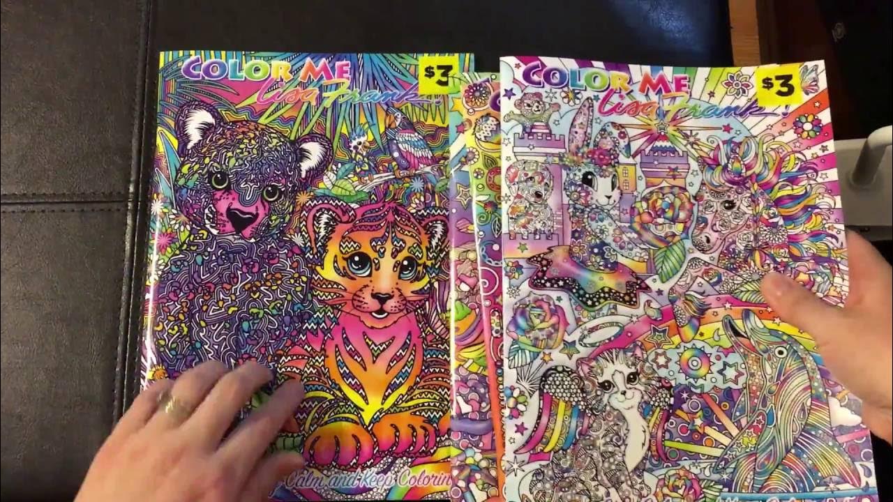 Lisa Frank Adult Coloring Book Color Me Flip Through Review 