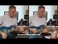 John Huldt demonstrates the Bare Knuckle Peacemaker humbuckers
