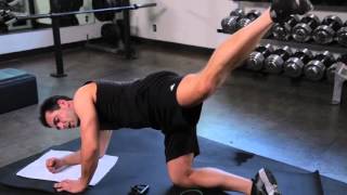 Personal Trainer Certification - Leg Exercises - Frog leg Kick backs