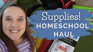 HOMESCHOOL SUPPLY HAUL || Homeschool School Supply Haul 2022-2023