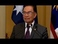 We do not have a problem with china malaysian prime minister anwar ibrahim