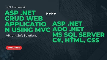 ASP .NET Crud using (ASP.NET, ADO .NET , MVC, MS SQL Server, Stored Procedure)
