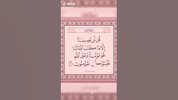 آيات من سورة التوبة