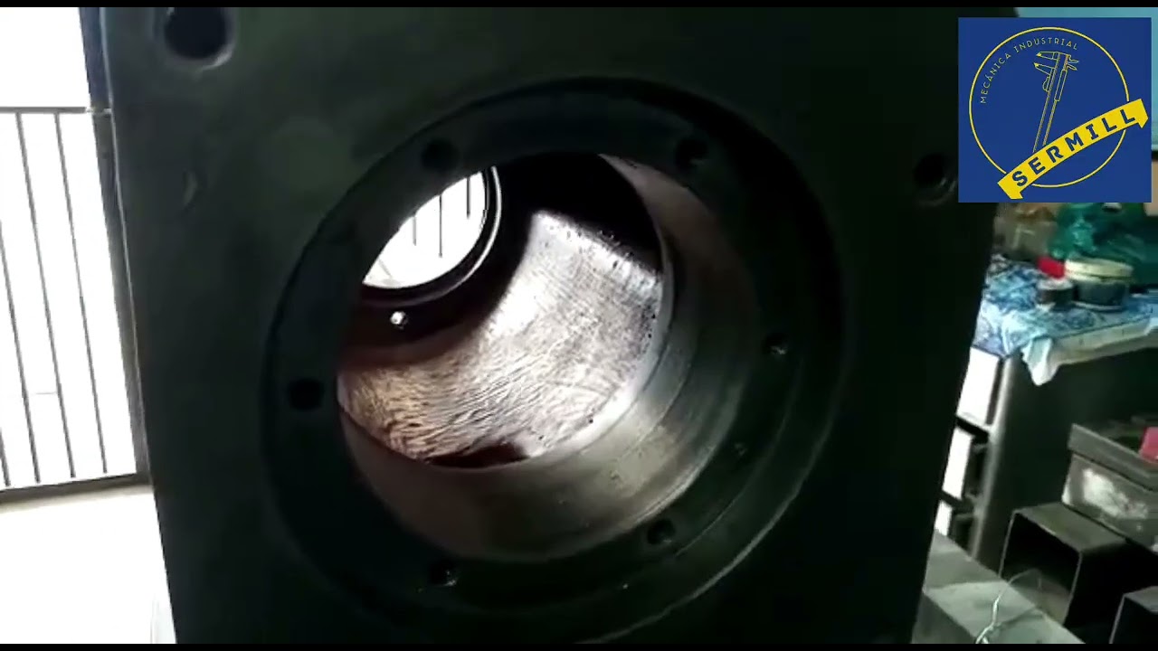 Montaje del Rodamiento del Torno Tos Trencin.