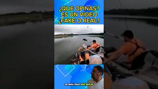 LE CAE UN RAYO A UN PESCADOR EN SU CAÑA ¿SERÁ VERDAD?