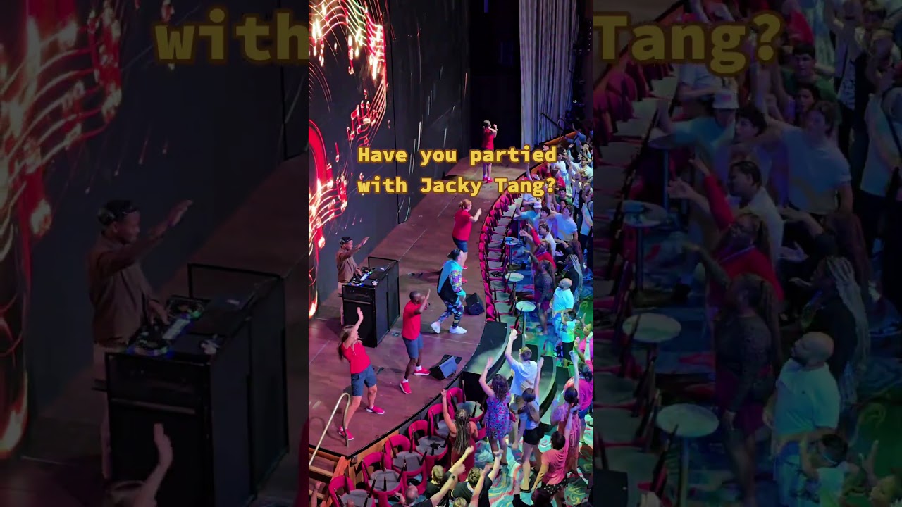 Jack Tang on the Mardi Gras knows how to party! #cruise #carnival