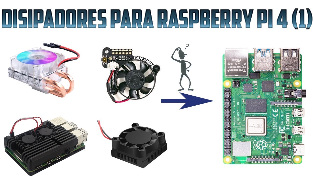 Unboxing diferentes kit de disipadores para raspberry pi 4