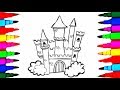 Princess and Castle Coloring Pages