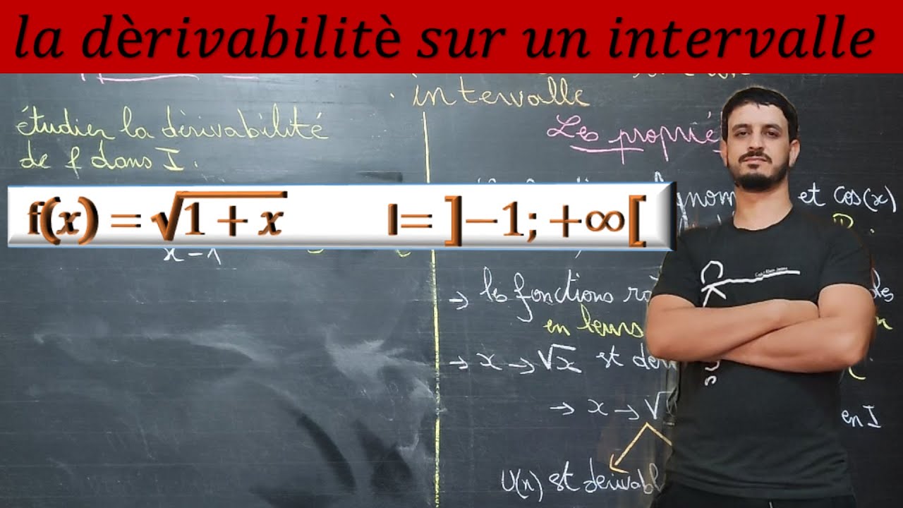 la dèrivabilitè sur un intervalle