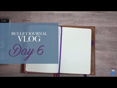 Bullet Journal Vlog Day 6 - Not Quite The Day I Planned - January 22, 2018 bujo burger