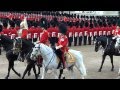 Her Majesty the Queen arrives at Trooping the Colour 16/06/2012