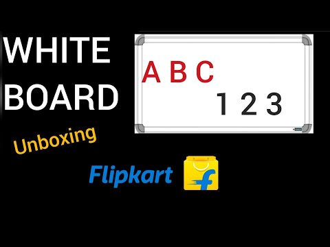 White board Unboxing
