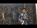 Asake - Peace be unto you(PBUY-Sax Cover)