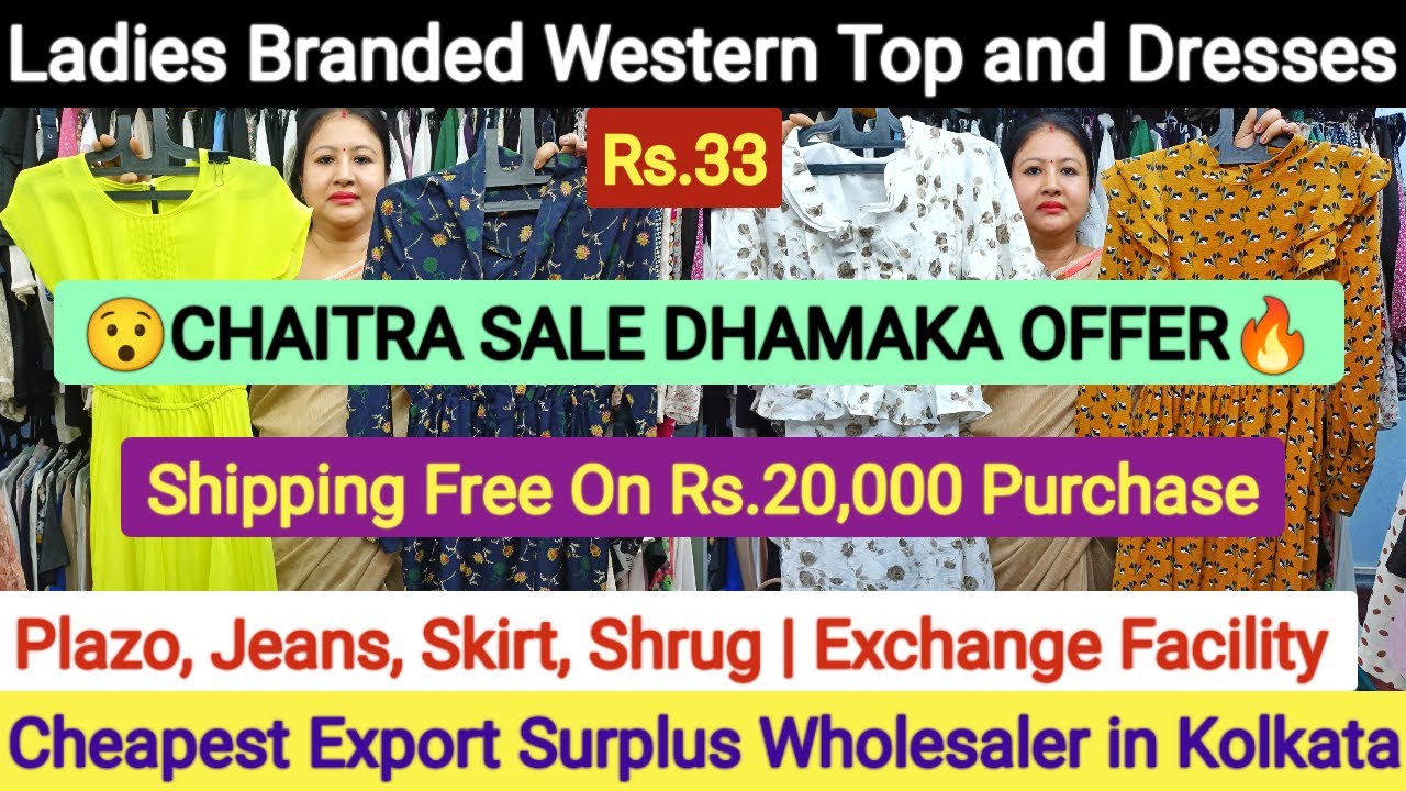 Ladies Branded Western Top and Dresses Wholesaler in Kolkata | Export ...