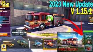 Off The Road OTR New Update V1.15.1(2023 New Update) | OTR FIRE TRUCK in December Update with HORN