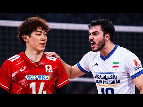 Yuki Ishikawa vs Morteza Sharifi | Japon vs Iran | Match de volley-ball DRAMATIQUE !!!