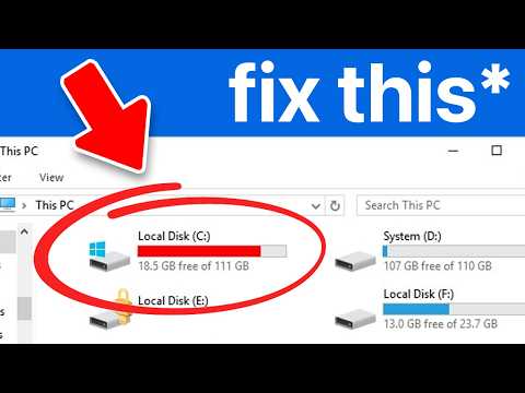 How To Fix C Drive Full For No Reason On Windows 11 (Clean C Drive)