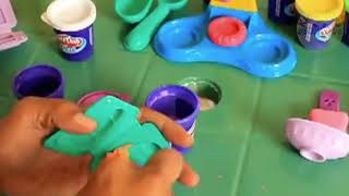 How to Make Play doh Ice Cream Bars with Jigsaw Picture Puzzle - Grown Ups Kids' Toys