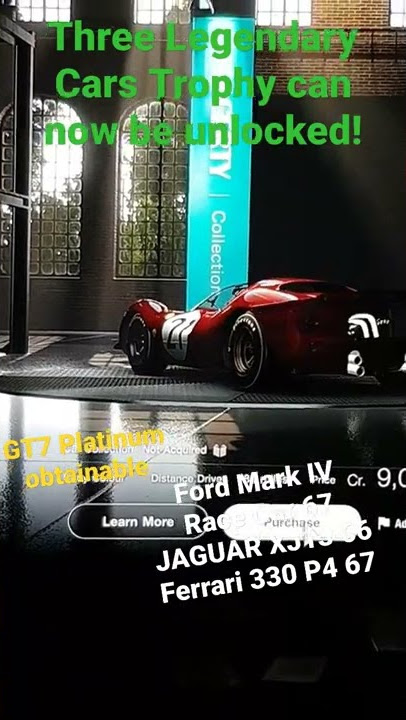 The Ford Mark IV Race Car '67 is now available. It's needed for the Three  Legendary Cars trophy. : r/GranTurismo7