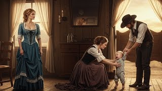 True Story—The Cowboy Put Down His Gun and Picked Up Hope—Her Baby Crying Outside the Saloon