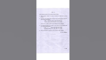 Business Statistics Bcom QP #keralauniversity #bcomsem4  #exam