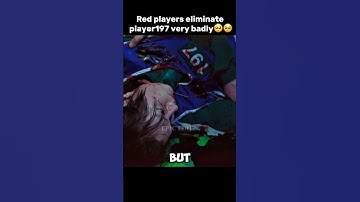 Rode spelers elimineren speler 197 heel erg🥺❤️‍🩹#squidgame2 #squidgame3 #squidgame #kdrama