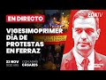 Vigésimoprimer día de protestas en Ferraz