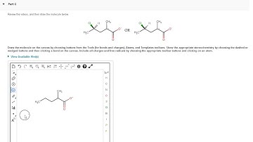 Drawing Organic Structures in Mastering Chemistry (Marvin)