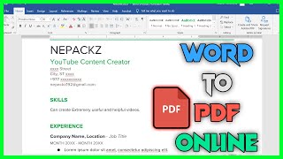 Best free pdf converter tool - pdf2go | Easily convert word to pdf online pdf converter