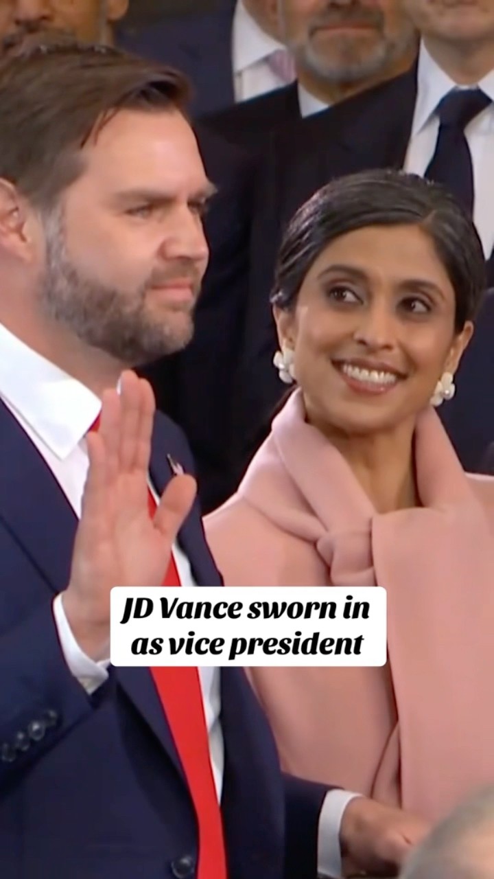JD Vance sworn in as vice president #shorts