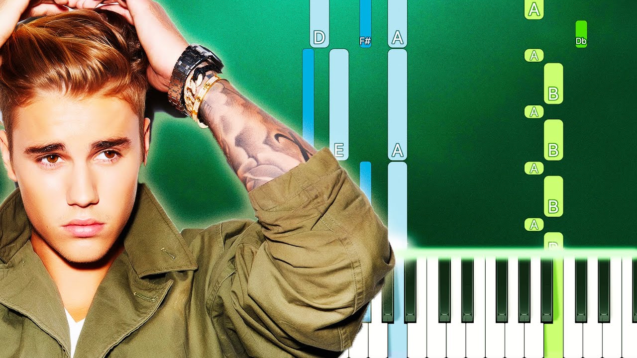 Justin Bieber - At Least For Now (Piano Tutorial Easy)