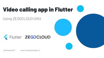 Video calling app in #flutter using ZEGOCLOUD UIkit