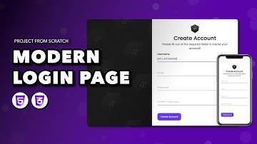 Modern Login Form With HTML & CSS