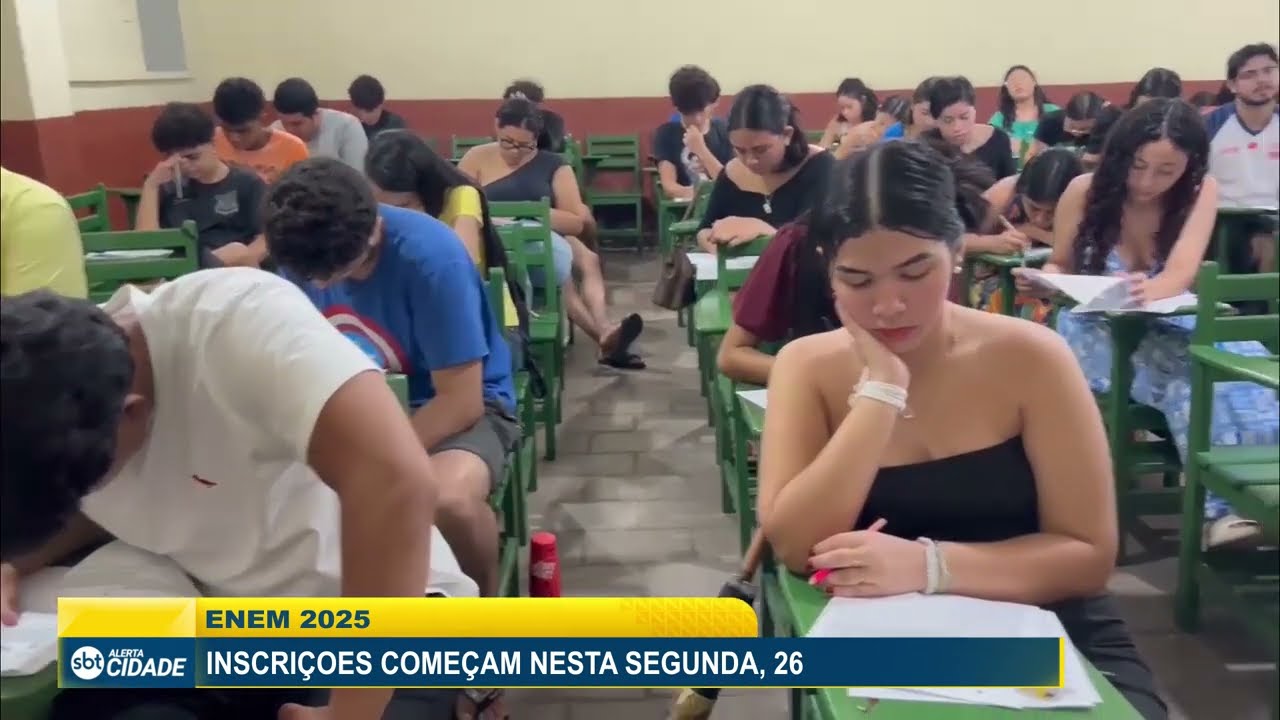  INSCRIÇOES PARA O ENEM COMEÇAM NESTA SEGUNDA, 26