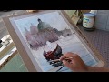 Marco Catone: Venice watercolor paint demonstration